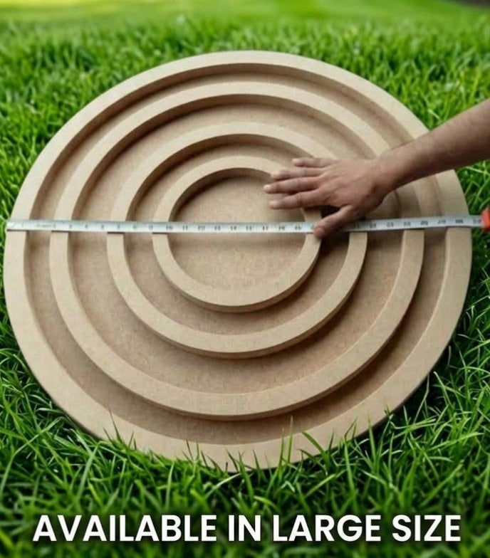 Raw mdf Moon trays and painting trays in different sizes