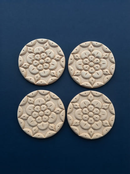 Raw mdf flowers for paint and craft 2 sizes available 6 inch and 10 inch