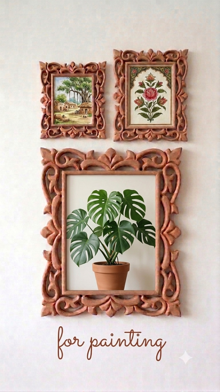 Raw MDF frames in different sizes