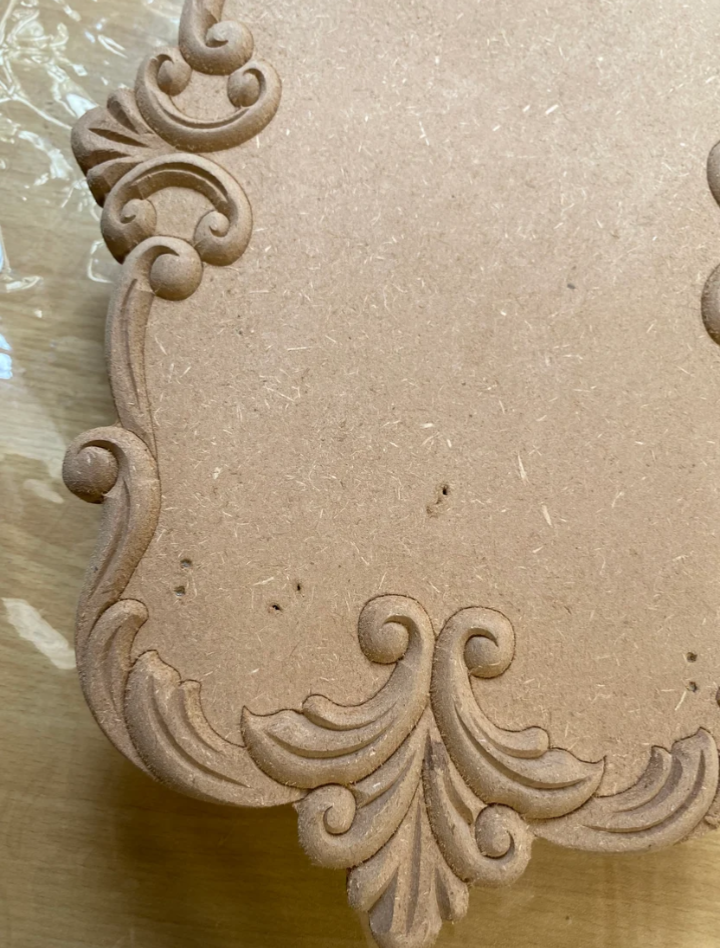 Raw MDF 12×19 inch for painting crafts and table raizer
