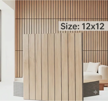 12×12 inch mdf wooden wall panal easy to hang premium material mdf