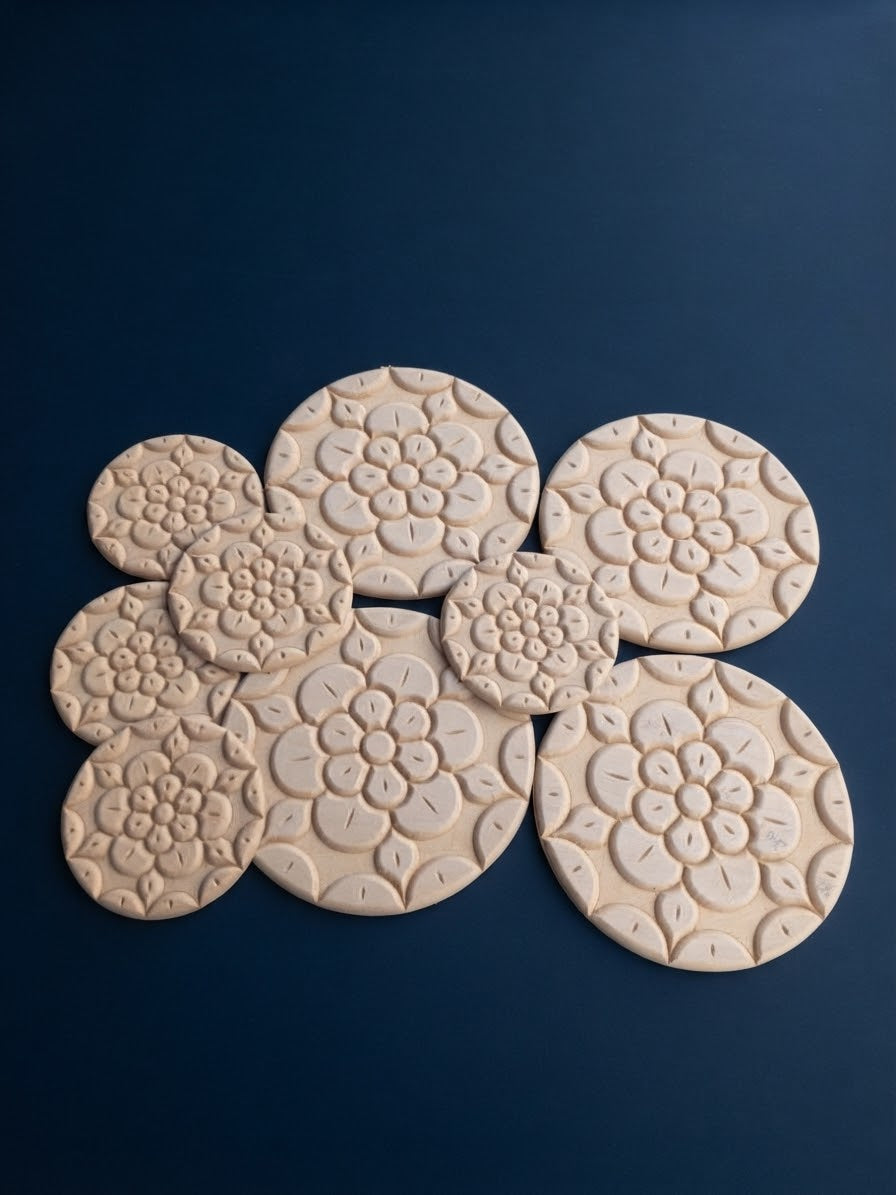 Raw mdf flowers for paint and craft 2 sizes available 6 inch and 10 inch